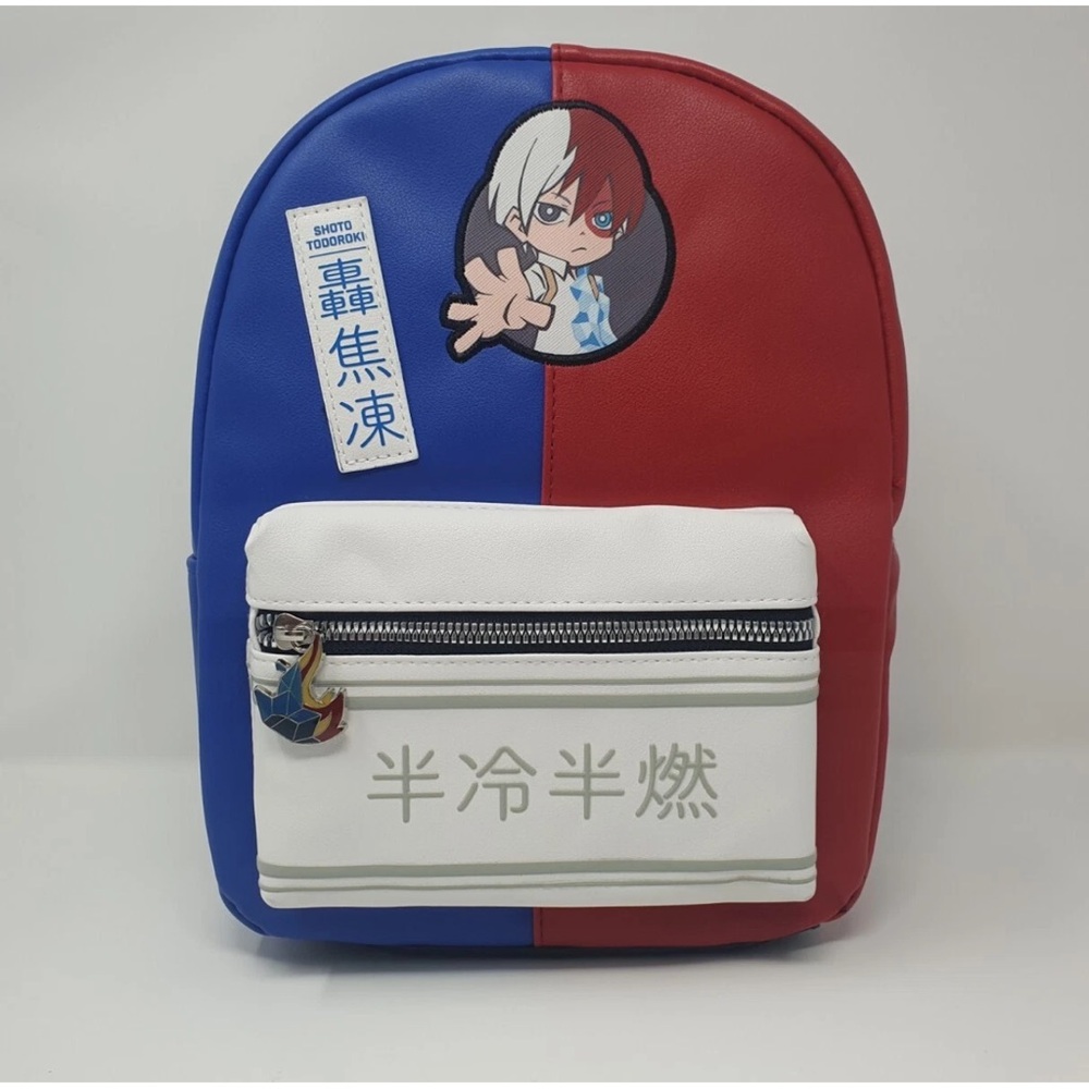 My Hero Academia Shoto Todoroki Fire & Ice Mini Backpack RARE